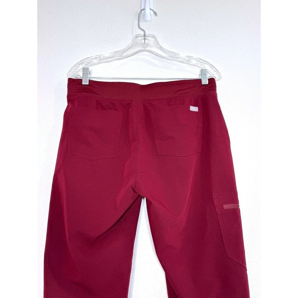 FIGS Technical Collection Zamora Scrub Pants M/P Burgundy Medical Nurse Vet Dr - Picture 5 of 8
